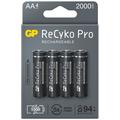 GP ReCyko Pro Uppladdningsbara AA-batterier 2000mAh - 4 st.