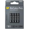 GP ReCyko Pro Uppladdningsbara AAA-batterier 800mAh - 4 st.