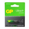 GP Ultra+ G-Tech LR03/AAA-batterier - 4 st.