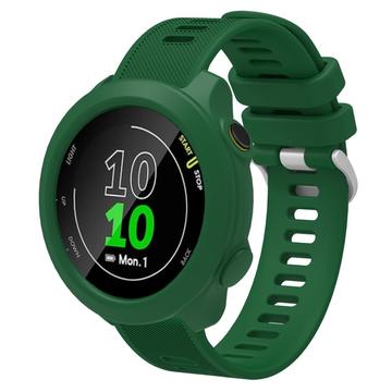 Garmin Forerunner 158 Ersättningssilikonrem med Integrerad Ram - Grön
