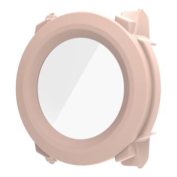 Garmin Instinct 3 Plastskal med Härdat Glas Skärmskydd - 50mm - Rosa