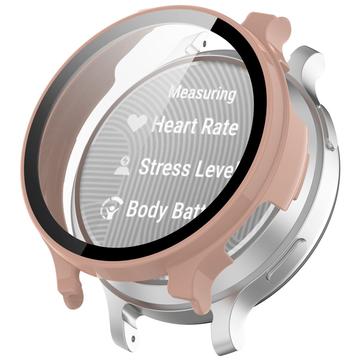 Garmin Lily 2 Active Plastskal med Härdat Glas Skärmskydd - Rosa