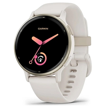 Garmin Vivoactive 5 Fitness Smartwatch - Elfenben / Creme guld