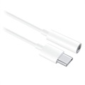 Huawei CM20 USB-C / 3.5mm Kabel Adapter 55030086 - Bulk - Vit