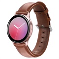 Samsung Galaxy Watch Active2 Äkta Läderrem - 44mm - Brun