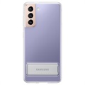 Samsung Galaxy S21 5G Clear Standing Skal EF-JG991CTEGWW - Genomskinlig