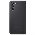 Samsung Galaxy S21 5G Clear View Fodral EF-ZG991CBEGEE - Svart