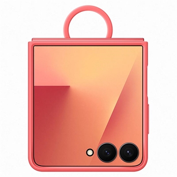 Samsung Galaxy Z Flip7 Silikonskal med Ring EF-PF766TREGWW - Röd