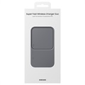 Samsung Super Fast Wireless Charger Duo EP-P5400BBEGEU - Mörkgrå