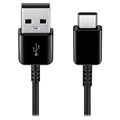Samsung USB-A / USB-C Kabel EP-DG930MBEGWW - 2 St. - Svart