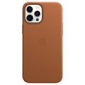 iPhone 12 Pro Max Apple Läderskal med MagSafe MHKL3ZM/A - Sadelbrun