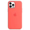 iPhone 12 Pro Max Apple Silikonskal med MagSafe MHL93ZM/A - Citrusrosa