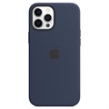 iPhone 12 Pro Max Apple Silikonskal med MagSafe MHLD3ZM/A - Djupblå Marin