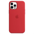 iPhone 12 Pro Max Apple Silikonskal med MagSafe MHLF3ZM/A - Röd