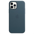 iPhone 12/12 Pro Apple Läderskal med MagSafe MHKE3ZM/A - Östersjöblå