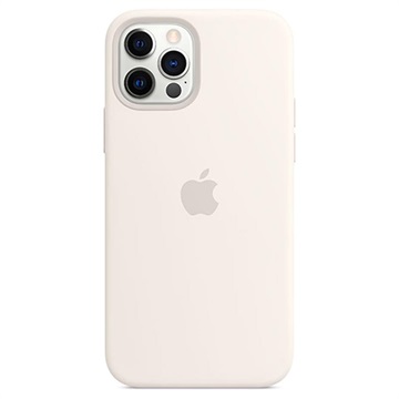 iPhone 12/12 Pro Apple Silikonskal med MagSafe MHL53ZM/A - Vit