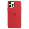 iPhone 12/12 Pro Apple Silikonskal med MagSafe MHL63ZM/A - Röd