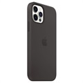 iPhone 12/12 Pro Apple Silikonskal med MagSafe MHL73ZM/A - Svart