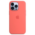 iPhone 13 Pro Apple Silikonskal med MagSafe MM2E3ZM/A - Rosa Pomelo