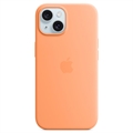 iPhone 15 Apple Silikonskal med MagSafe MT0W3ZM/A - Apelsinsorbet