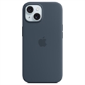 iPhone 15 Apple Silikonskal med MagSafe MT0N3ZM/A - Storm Blå