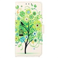Glam Series Samsung Galaxy A53 5G Plånboksfodral - Blommande Träd / Grön