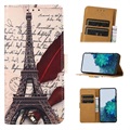Glam Series Samsung Galaxy A73 5G Plånboksfodral - Eiffeltornet