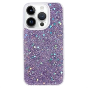 iPhone 15 Pro Glitter Flakes TPU-skal