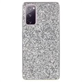 Glitter Series Samsung Galaxy S20 FE Hybrid Skal - Silver
