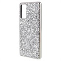 Glitter Series Samsung Galaxy S20 FE Hybrid Skal - Silver