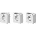 Goobay Digital Timer Socket 16A - 3-pack - Vit