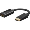 Goobay HDMI till DisplayPort Adapterkabel - 4K/60Hz - Svart