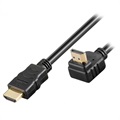 Goobay High Speed HDMI-Kabel med Ethernet - Vinklad 90° - 3m