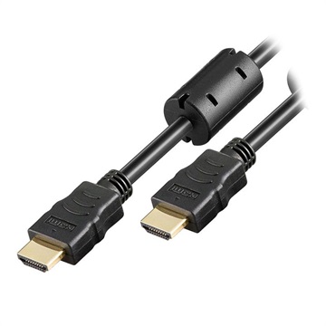 Goobay High Speed HDMI-Kabel med Ethernet - Ferrit Kärnor - 10m
