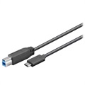 Goobay SuperSpeed USB 3.0 Typ-B / USB 3.1 Typ-C Kabel - 1m