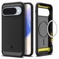 Google Pixel 10/10 Pro Spigen Rugged Armor Mag TPU-skal - Svart