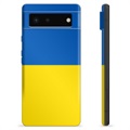 Google Pixel 6 TPU-Skal Ukrainska Flaggan - Gul och ljusblå