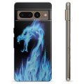 Google Pixel 7 Pro TPU-Skal - Blå Elddrake