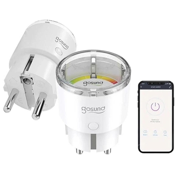 Gosund EP2 WiFi Smart Plug - 2500W, 10A, Tuya - Vit