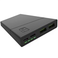 Green Cell PowerPlay10 Power Bank 10000mAh - USB-C PD, 2x USB-A - Svart