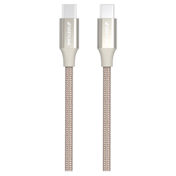 GreyLime Flätad USB-C / USB-C Kabel - 2m