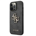 Guess 4G Big Metal Logo iPhone 13 Pro Hybrid Skal - Svart