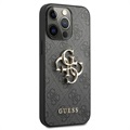 Guess 4G Big Metal Logo iPhone 13 Pro Hybrid Skal - Svart