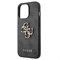 Guess 4G Big Metal Logo iPhone 13 Pro Hybrid Skal - Svart