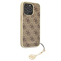 Guess 4G Charms Collection iPhone 13 Pro Max Hybrid Skal - Brun