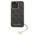 Guess 4G Charms Collection iPhone 13 Pro Max Hybrid Skal - Grå