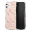 Guess 4G Glitter Collection iPhone 11 Skal - Rosa