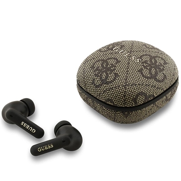 Guess 4G Script Logo ENC True Wireless hörlurar - Brun