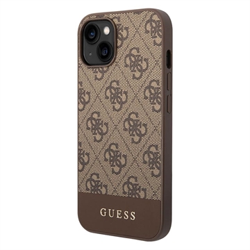 Guess 4G Stripe iPhone 13 Pro Hybrid Skal - Brun