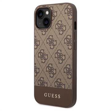 Guess 4G Stripe iPhone 13 Pro Max Hybrid Skal - Brun